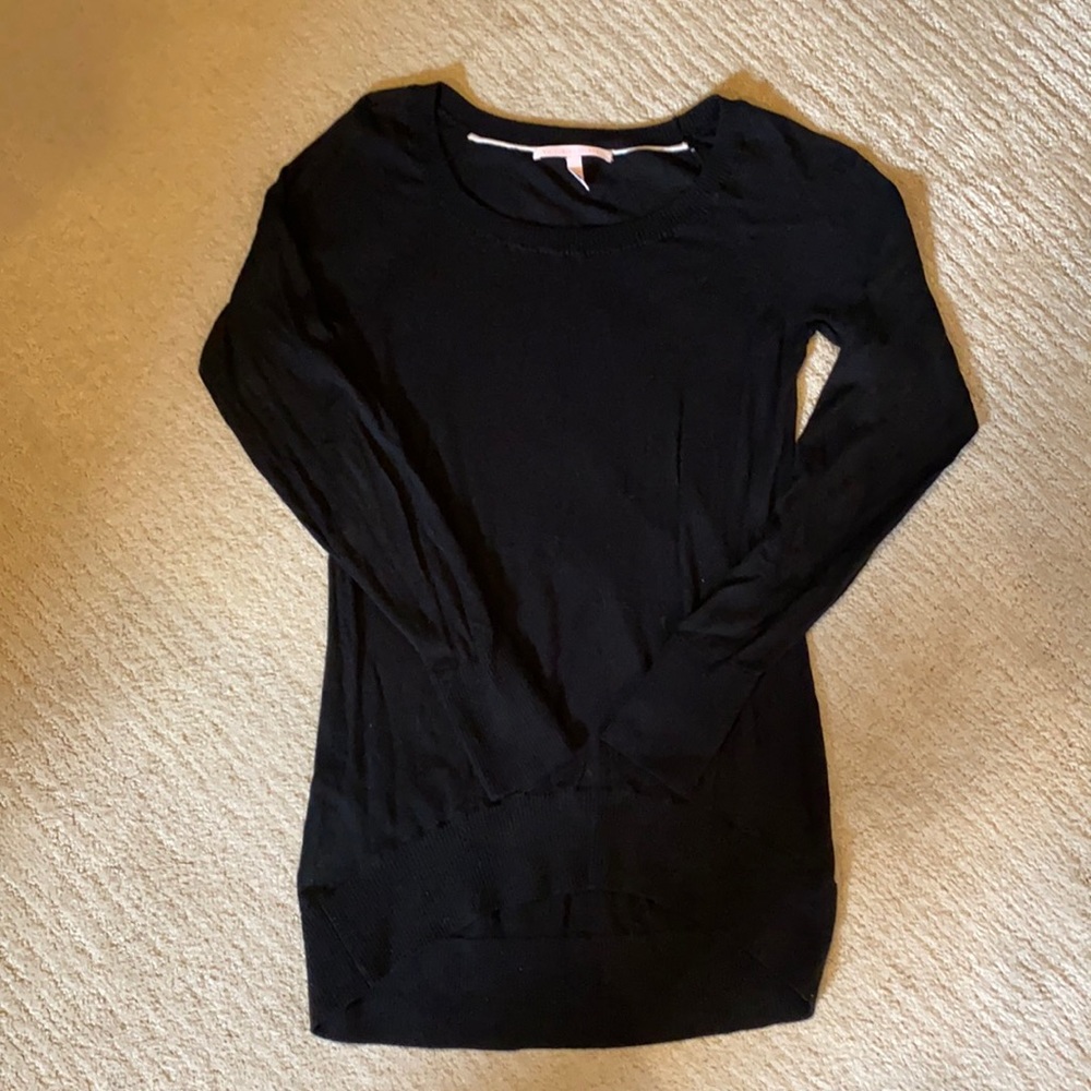 Victoria's Secret Black Crewneck Sweater